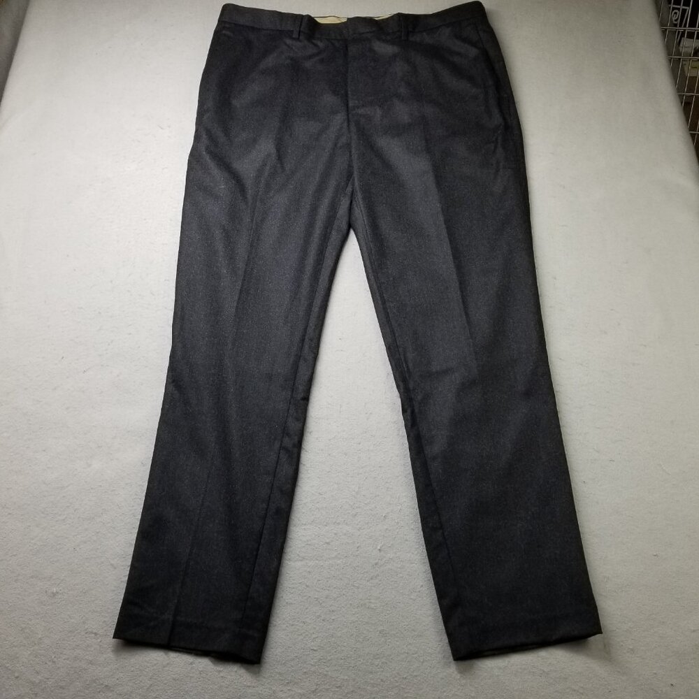 Banana Republic Pants Mens Gray Tapered Soft Virgin Wool Vitale Flannel 120's - Picture 4 of 12